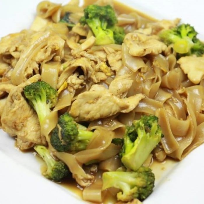 Vegetable Pad See Ew Noodles.