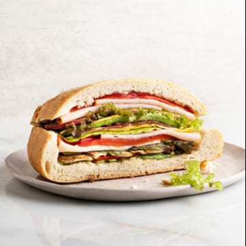 Smoked Turkey and Cheese Sub (Small).