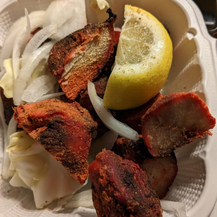 Chicken Tikka Kabab Tandoori.
