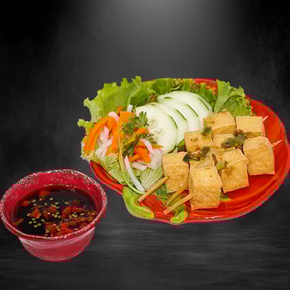 V2. Fried Tofu - Đậu Hủ Chiên.