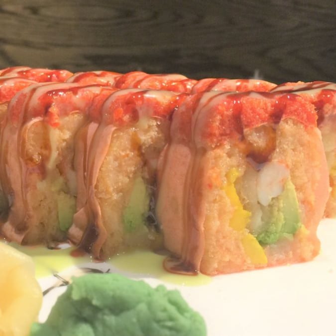 OMG Sashimi Roll.