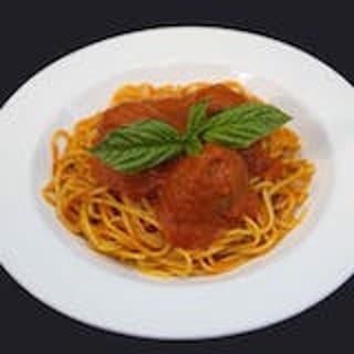 Spaghetti with Meatballs or Sausage