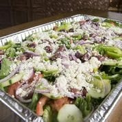 Large Tray of Mediterranean Salad.