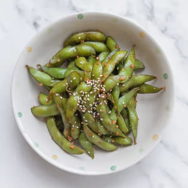 Garlic Edamame.