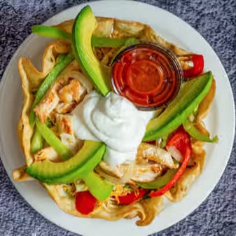 Chicken Fajita Salad.